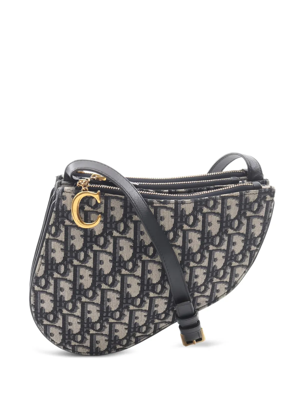 Christian Dior Pre-Owned 2010s Saddle shoulder bag - Nude