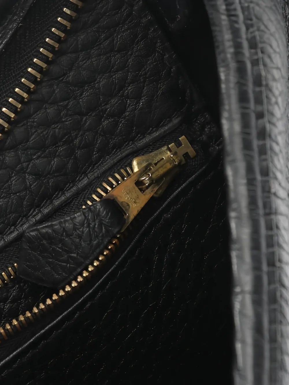 Hermès Pre-Owned 2002 31 Trim leren schoudertas Zwart