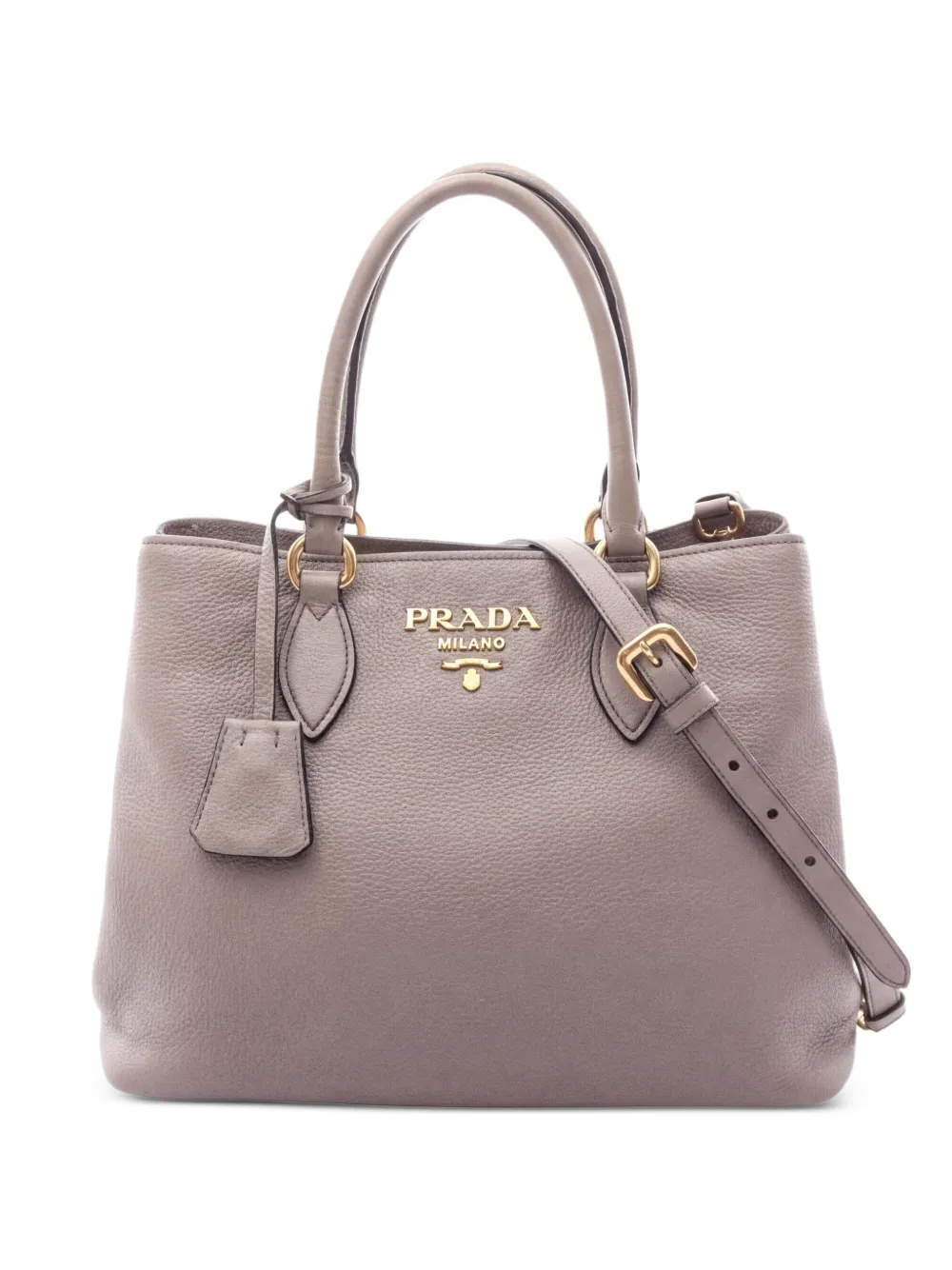 Prada Pre-Owned 2010s Vitello Daino leather handbag - Grey