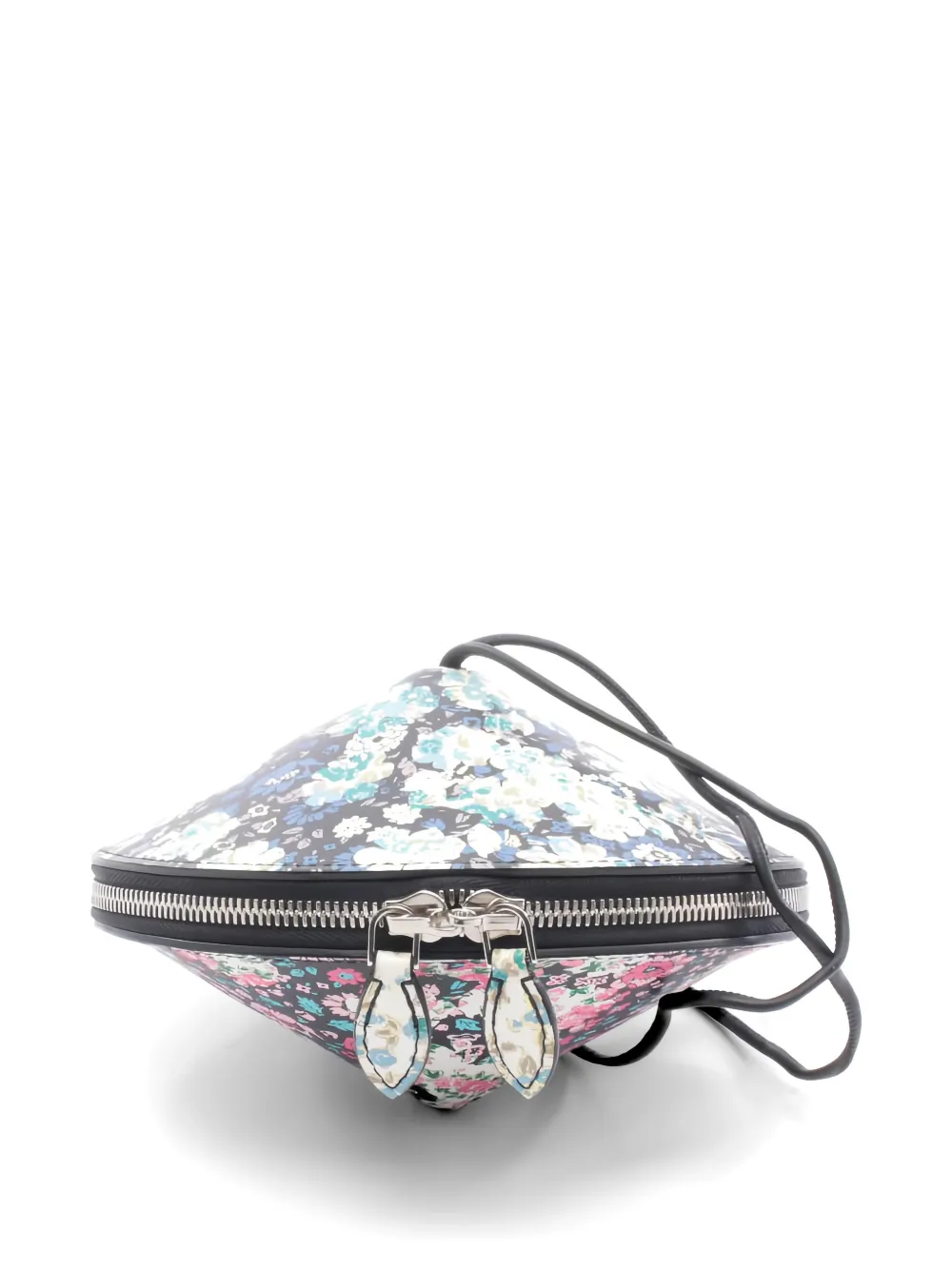 Louis Vuitton Pre-Owned 2019 Tupi floral-pattern leather shoulder bag - Nero