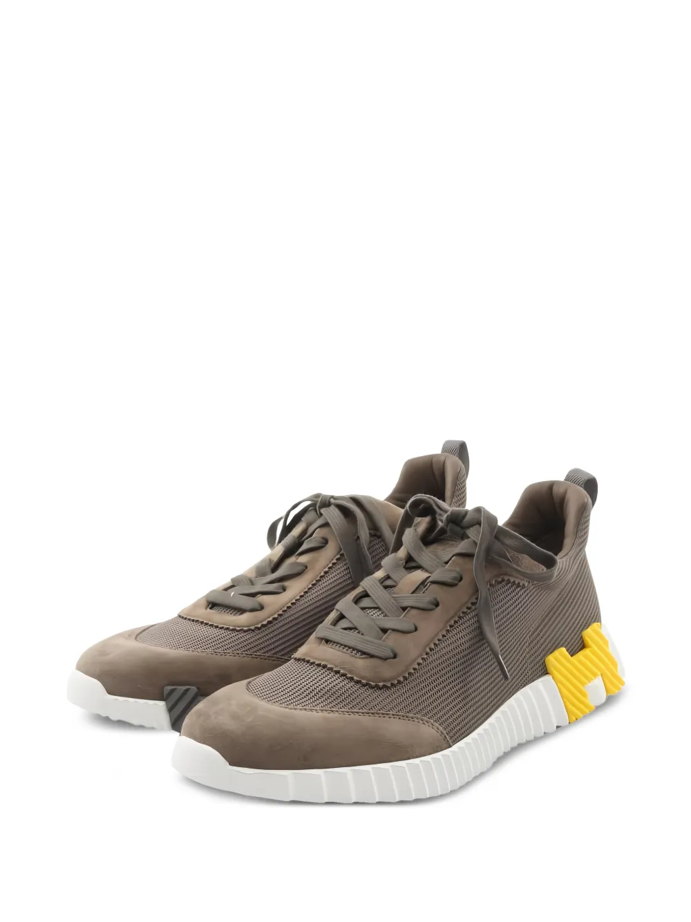 Hermès Pre-Owned 2020s Bouncing lace-up sneakers - Grün