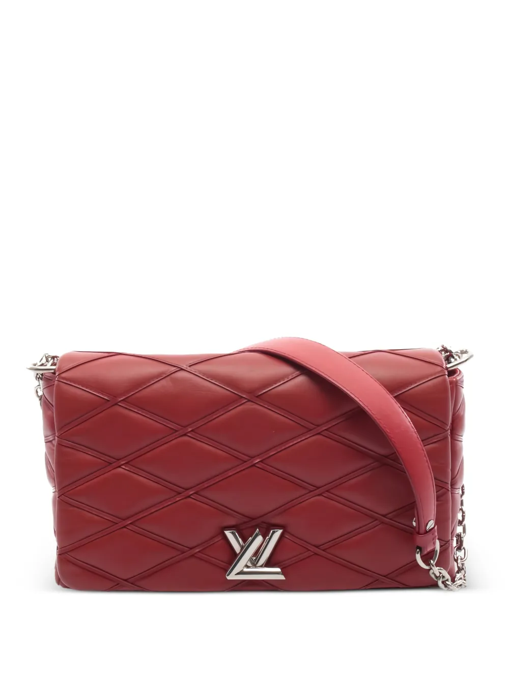 Louis Vuitton Pre-Owned 2010s mini GO-14 Malletage leather shoulder bag - Red