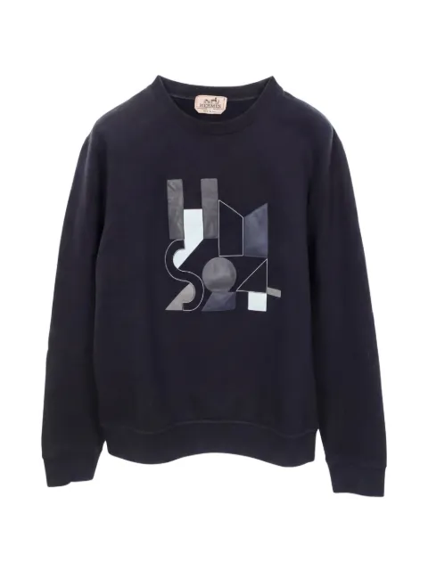 Hermès Pre-Owned 2000s crew-neck sweatshirt
