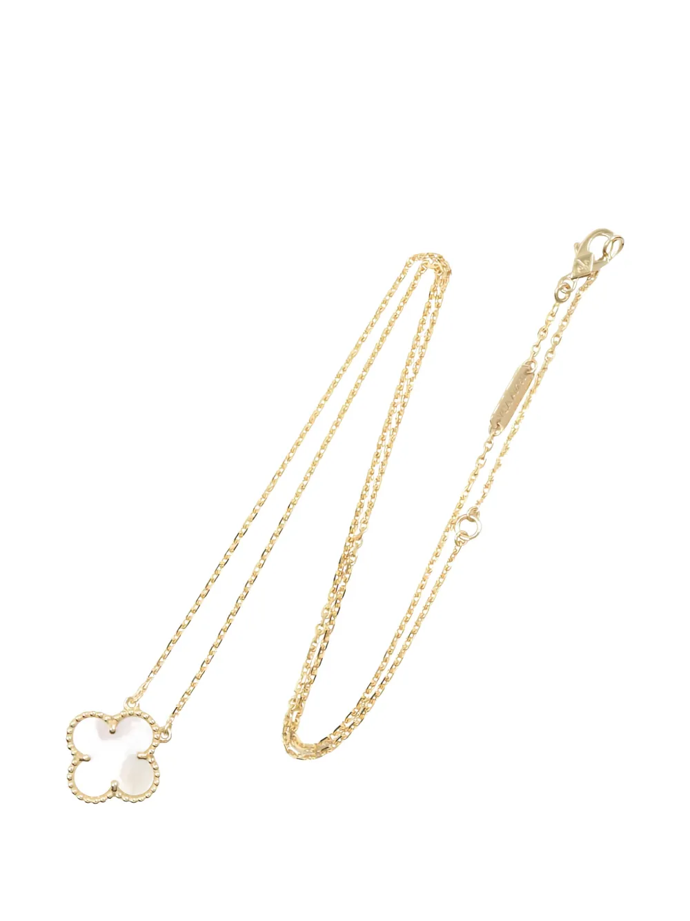 Van Cleef & Arpels Pre-Owned 2010s Alhambra mother-of-pearl necklace - Oro