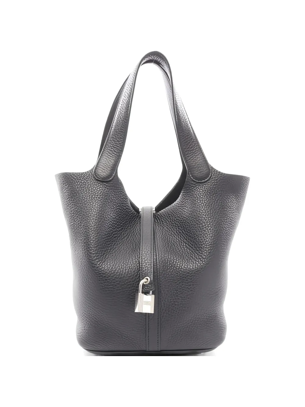 Hermès Pre-Owned 2020 MM Picotin Lock leather handbag - Nero