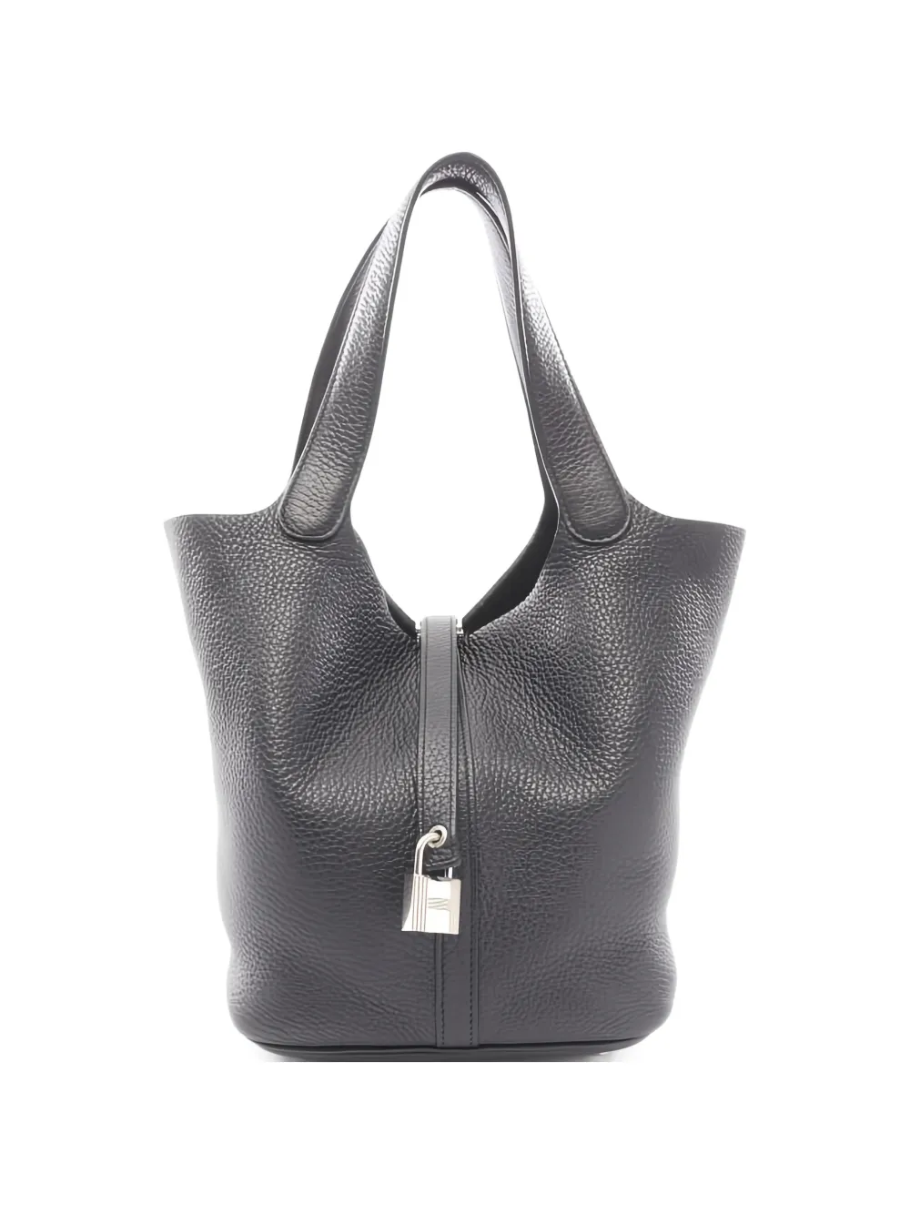 Hermès Pre-Owned 2020 MM Picotin Lock leather handbag - Schwarz