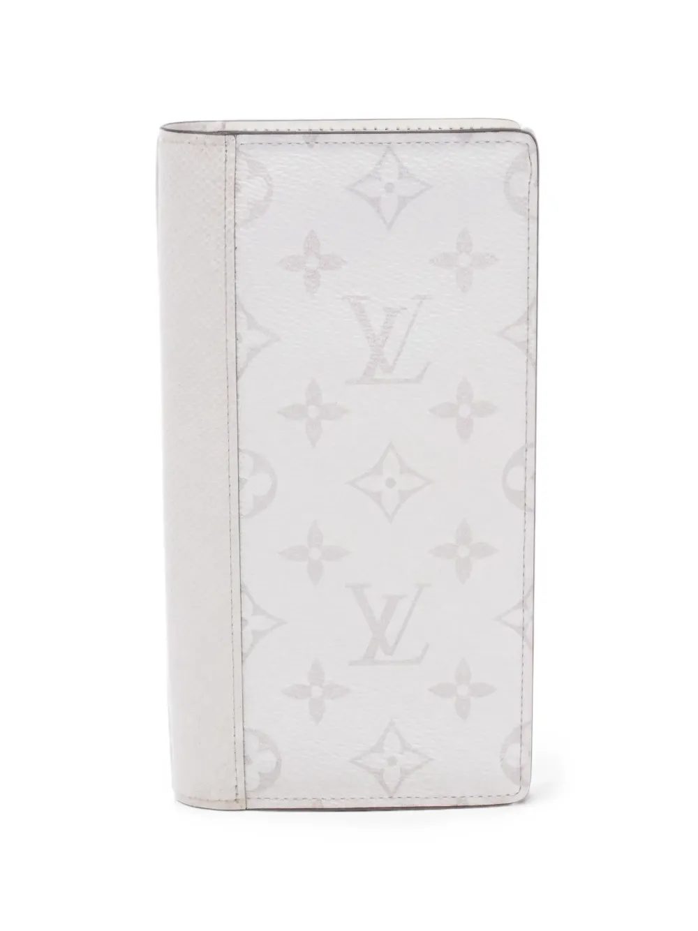 Louis Vuitton Pre-Owned 2010s Taigarama Brazza bi-fold leather wallet - Grigio