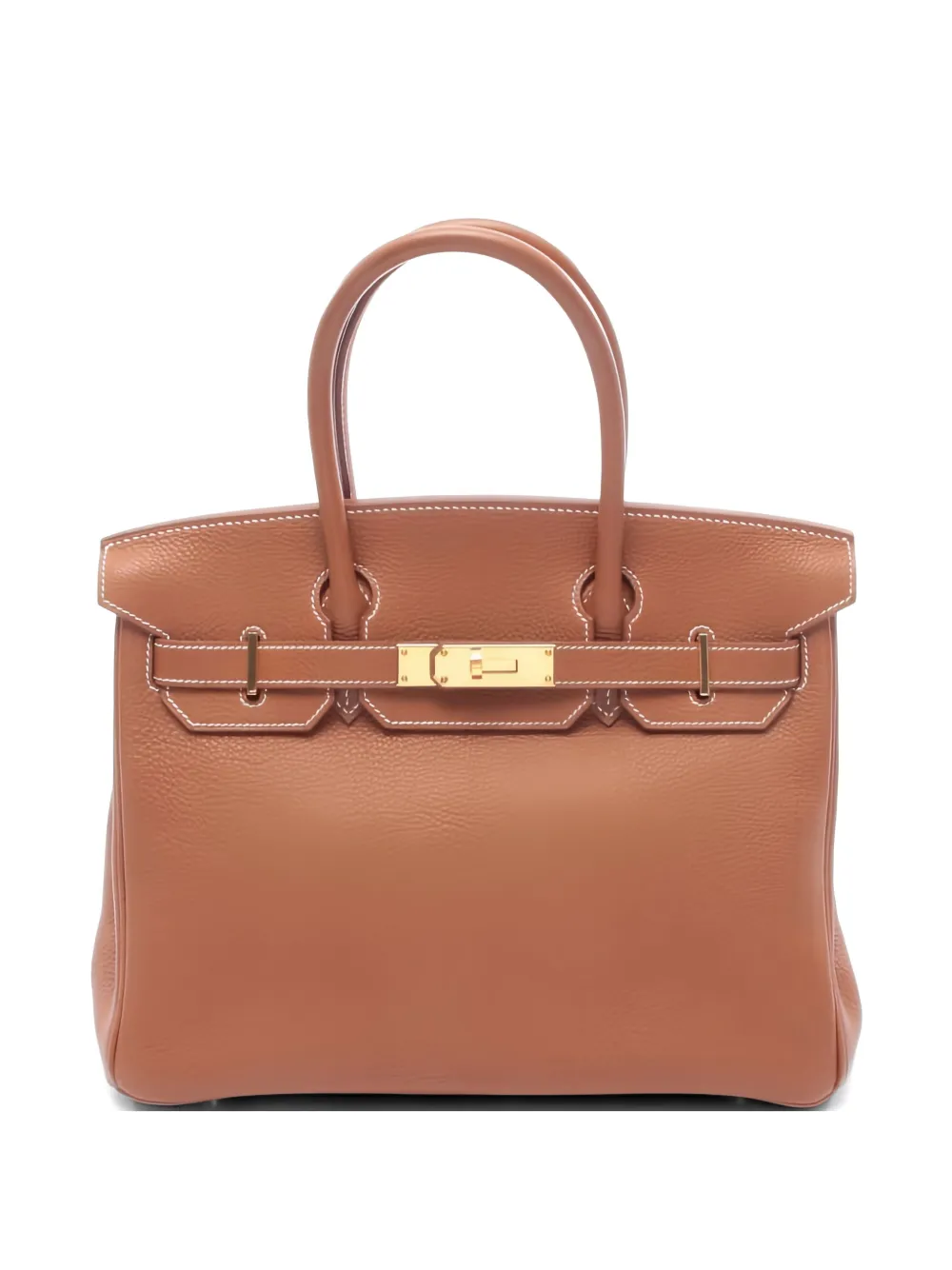 Hermès Pre-Owned 2004 30 Birkin leather handbag - Marrone