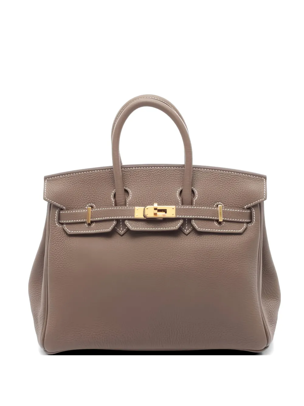 Hermès Pre-Owned 2022 Birkin 25 Etoupe Togo tote bag - Marrone