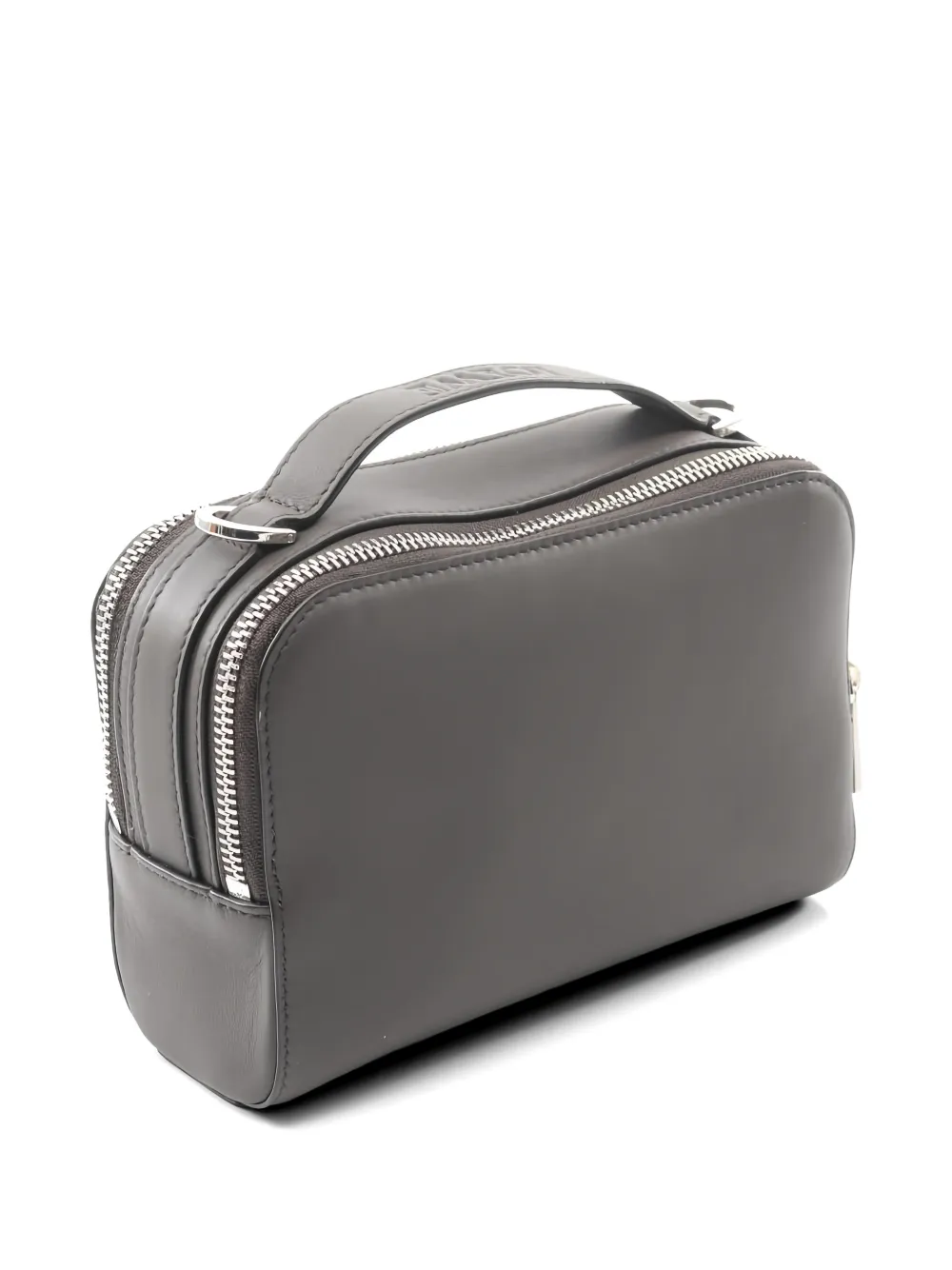  Loewe Pre-owned 2020s Mini Camera Leather Messenger Bag - Grey 
