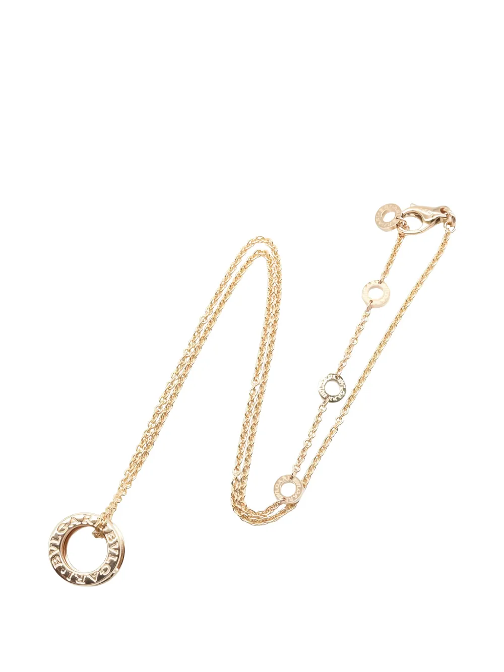 Bvlgari Pre-Owned 2010s B-zero1 ring-pendant necklace - Oro