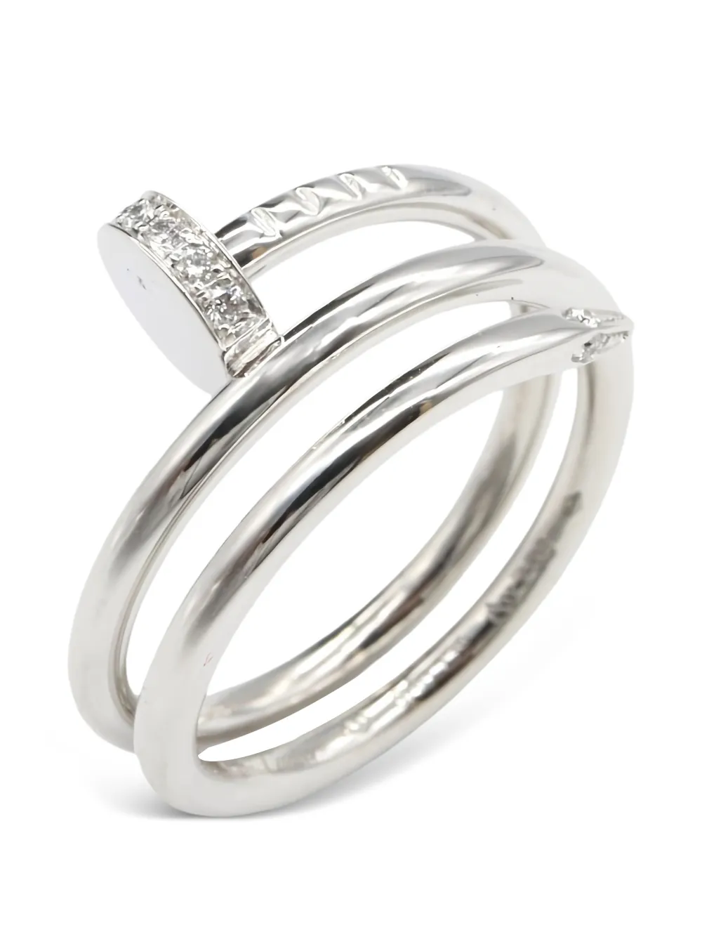 Cartier 2010s Juste un Clou diamond ring - Argento