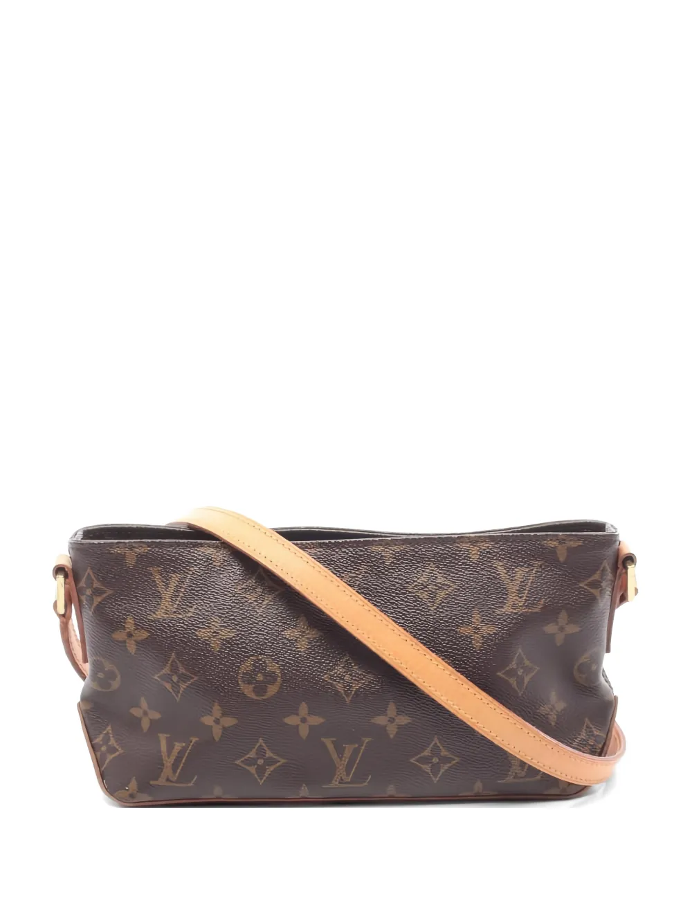 Pre-owned Louis Vuitton 2001 Trotteur Shoulder Bag In Brown