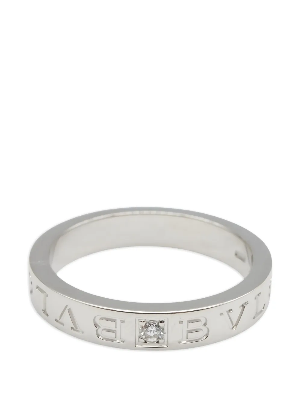  Bvlgari Pre-owned B-zero1 Diamond Ring - Silver 