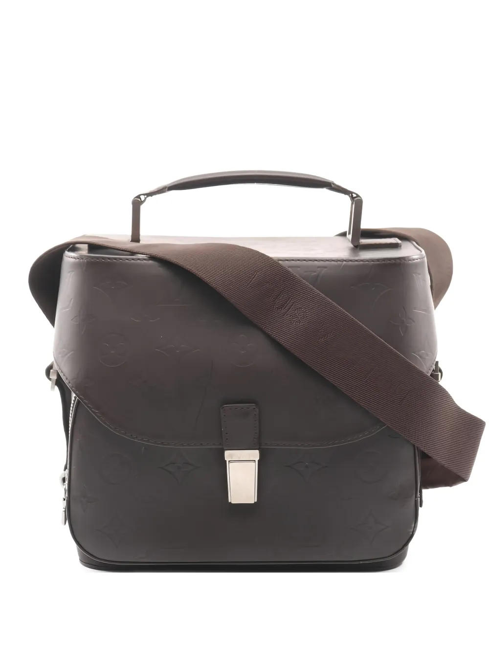 Pre-owned Louis Vuitton 2001 Charly Shoulder Bag In Brown