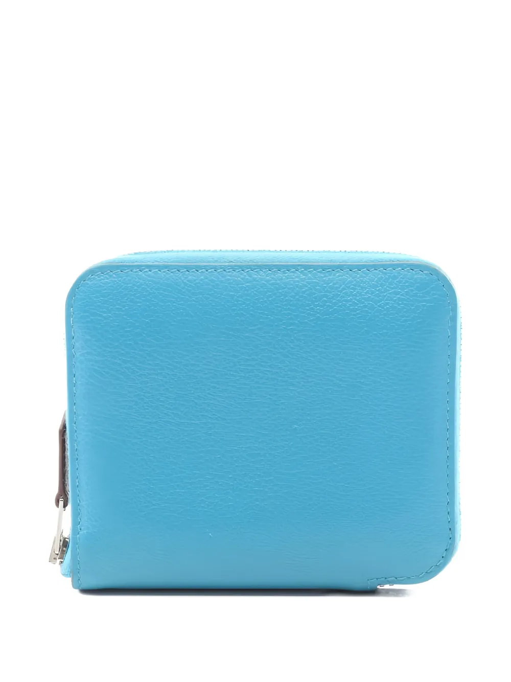 Hermès Pre-Owned 2023 round leather wallet - Blu
