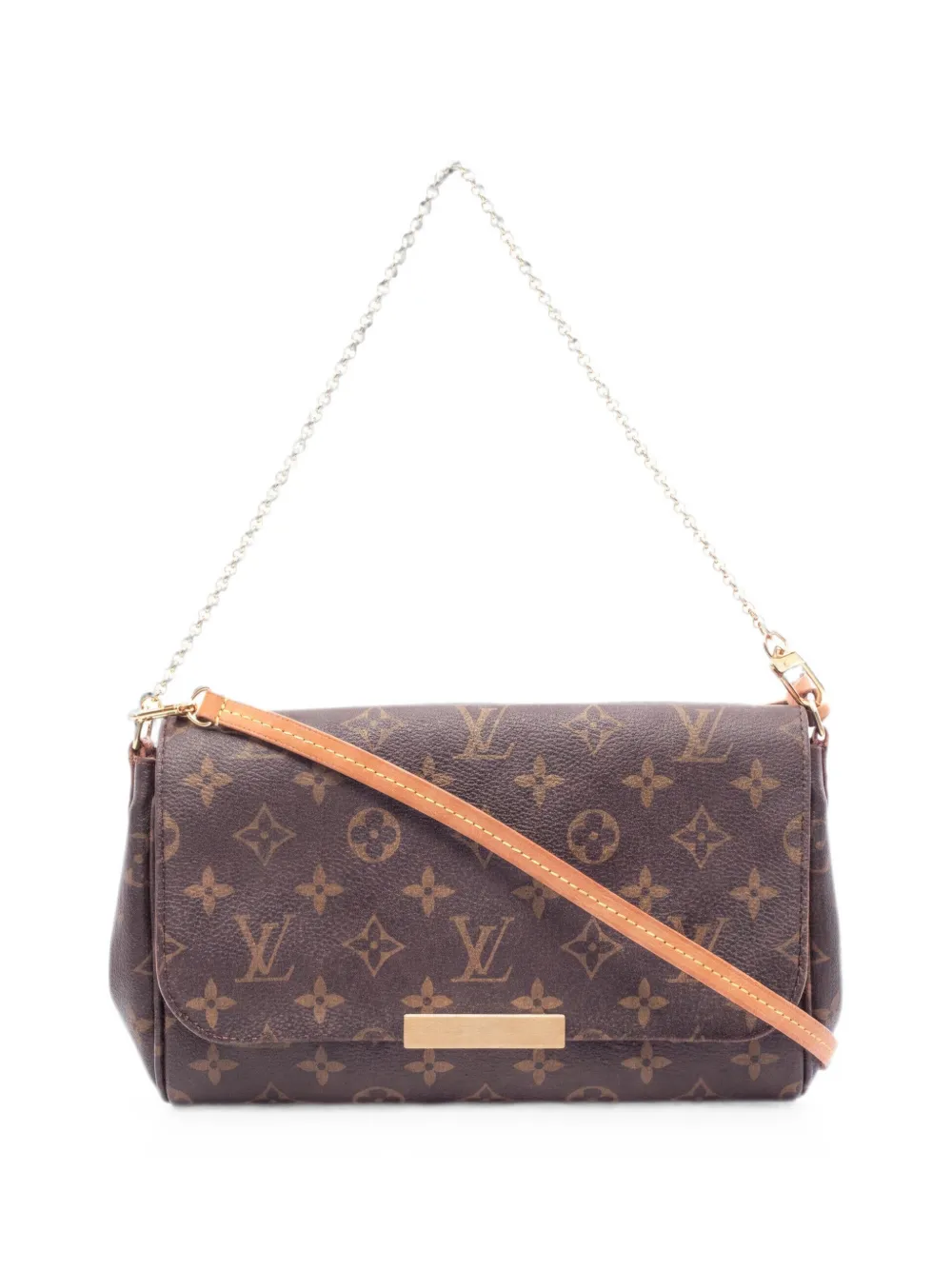 Louis Vuitton Pre-Owned 2014 Favorite MM monogram leather bag - Marrone