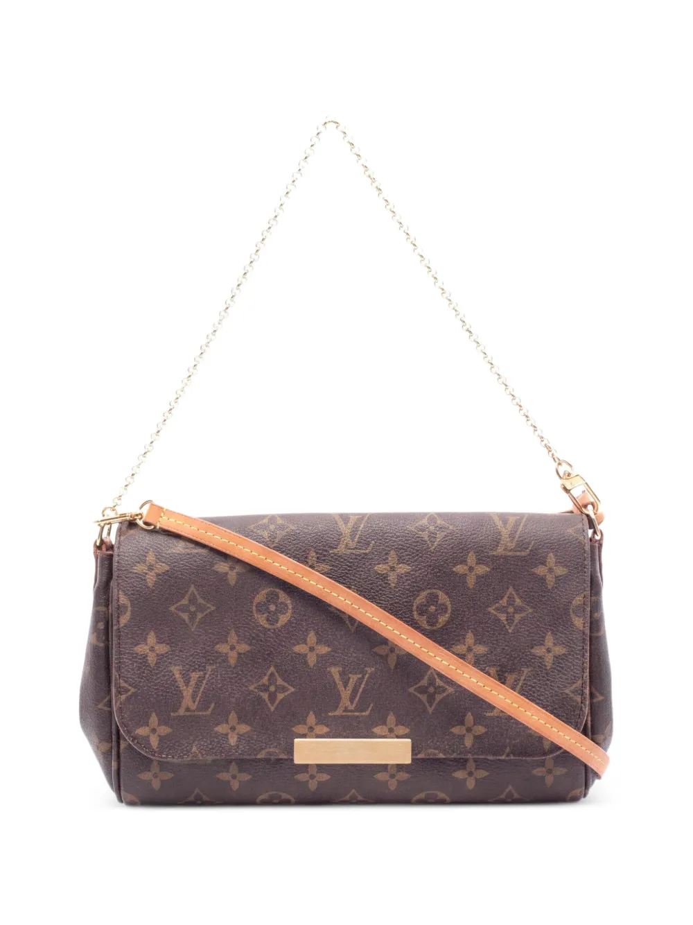 Louis Vuitton Pre-Owned 2014 Favorite MM monogram leather bag - Marrone