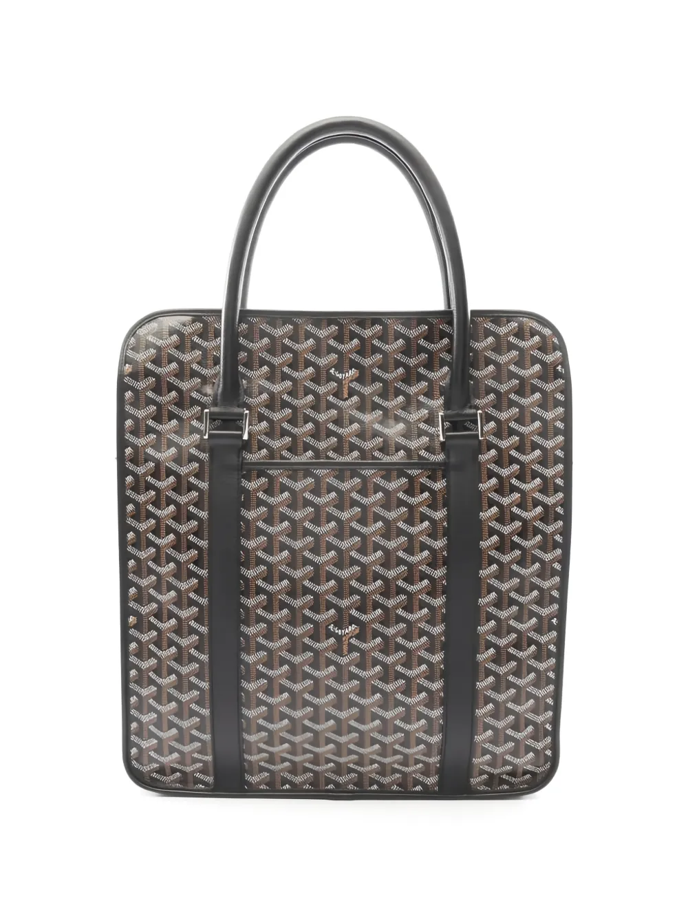 Goyard Pre-Owned 2010s coated-canvas leather-trim tote bag - Nero