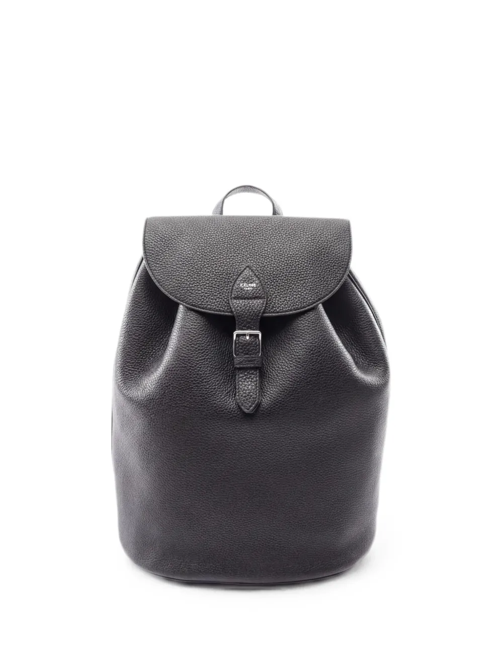 Celine Pre-Owned 2020s large Folco leather backpack - Nero
