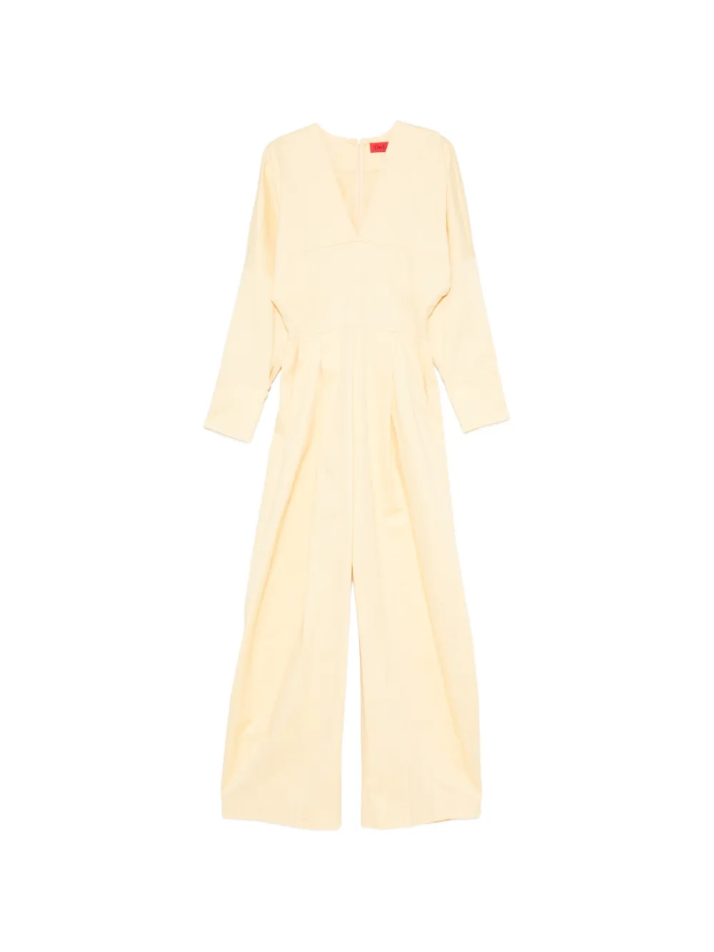 THELATEST V-neck pleated jumpsuit - Giallo