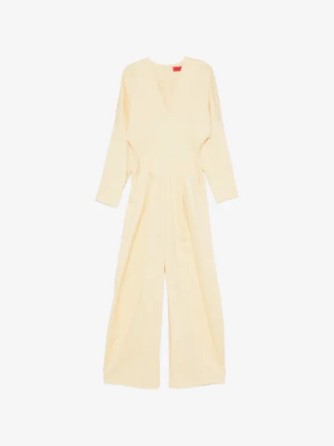 THELATEST jumpsuit plisado con cuello en V