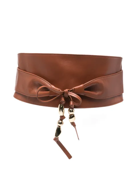 ZIMMERMANN foam pebbles wrap leather belt