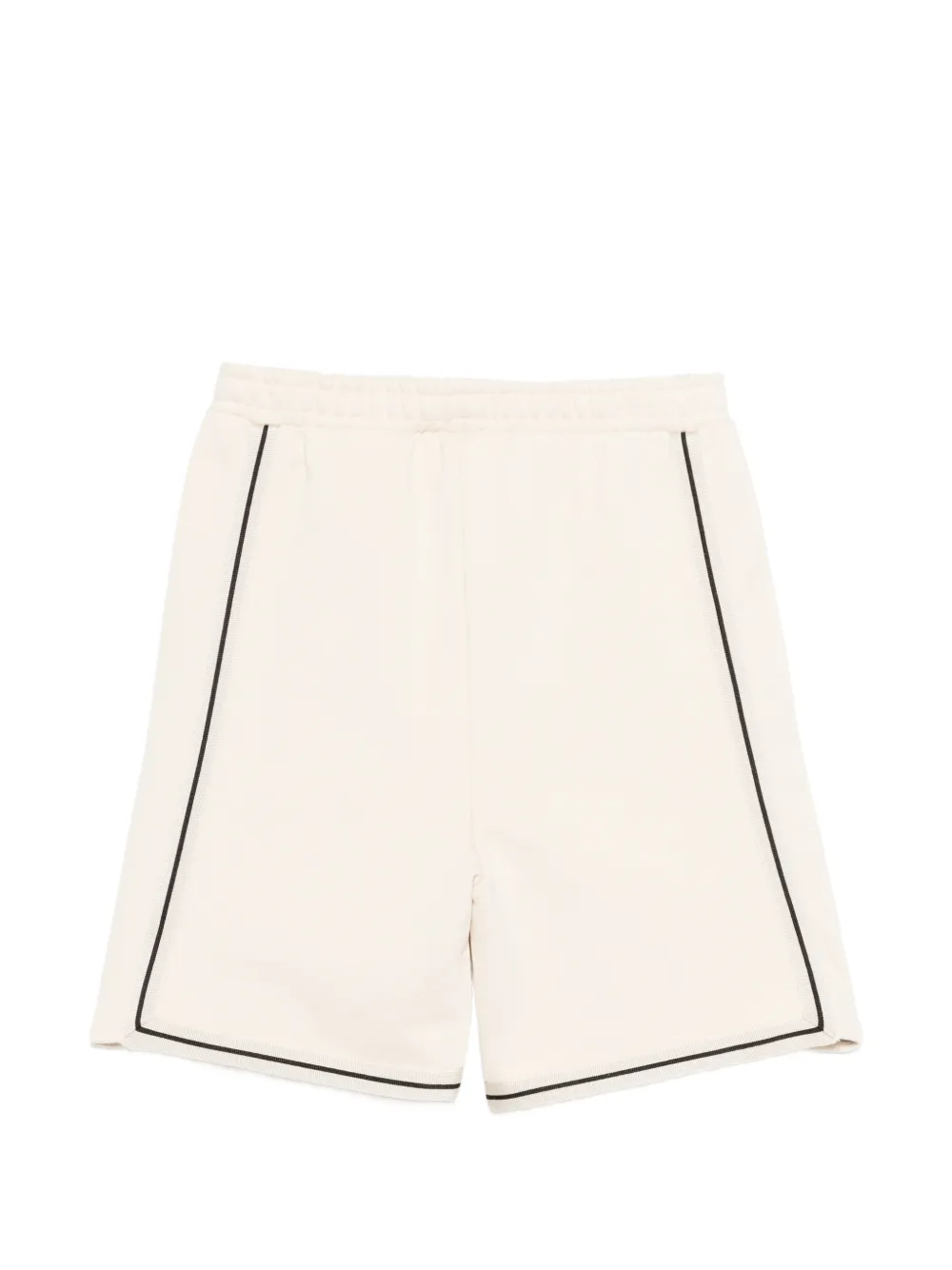  Palm Angels Kids Logo-print Shorts - Neutrals 