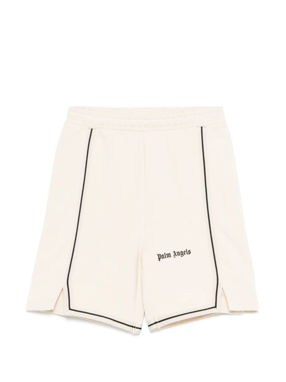 Palm Angels Kids logo-print shorts - Toni neutri
