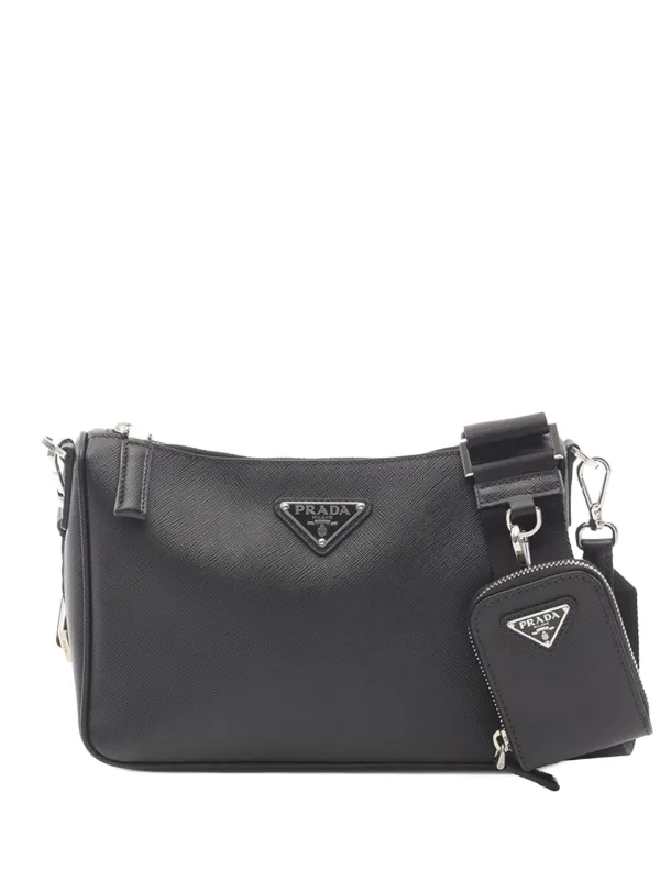 Prada Pre-owned 2013-2026 Saffiano Crossbody Bag in Black