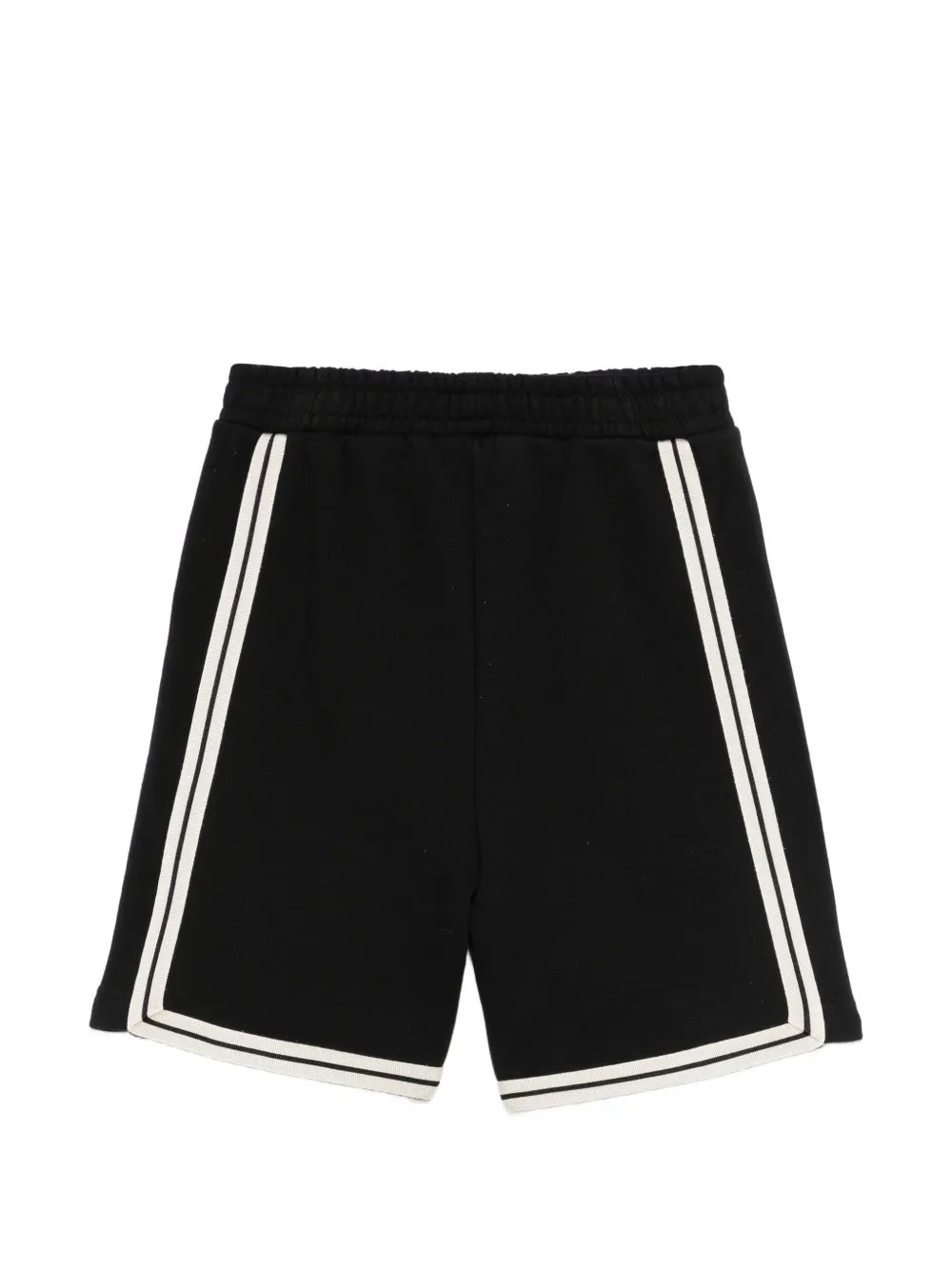 Palm Angels Kids Shorts met logostreep Zwart