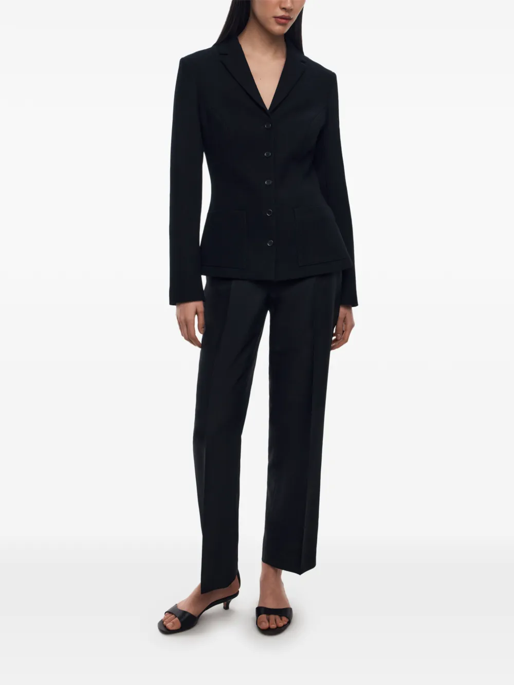 12 STOREEZ Atrium blazer Zwart