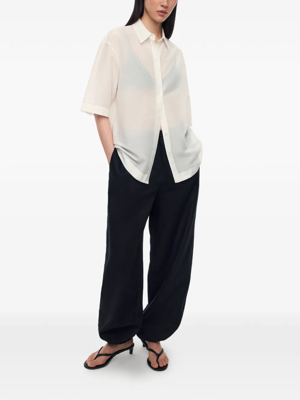 12 STOREEZ Hot City blouse Beige