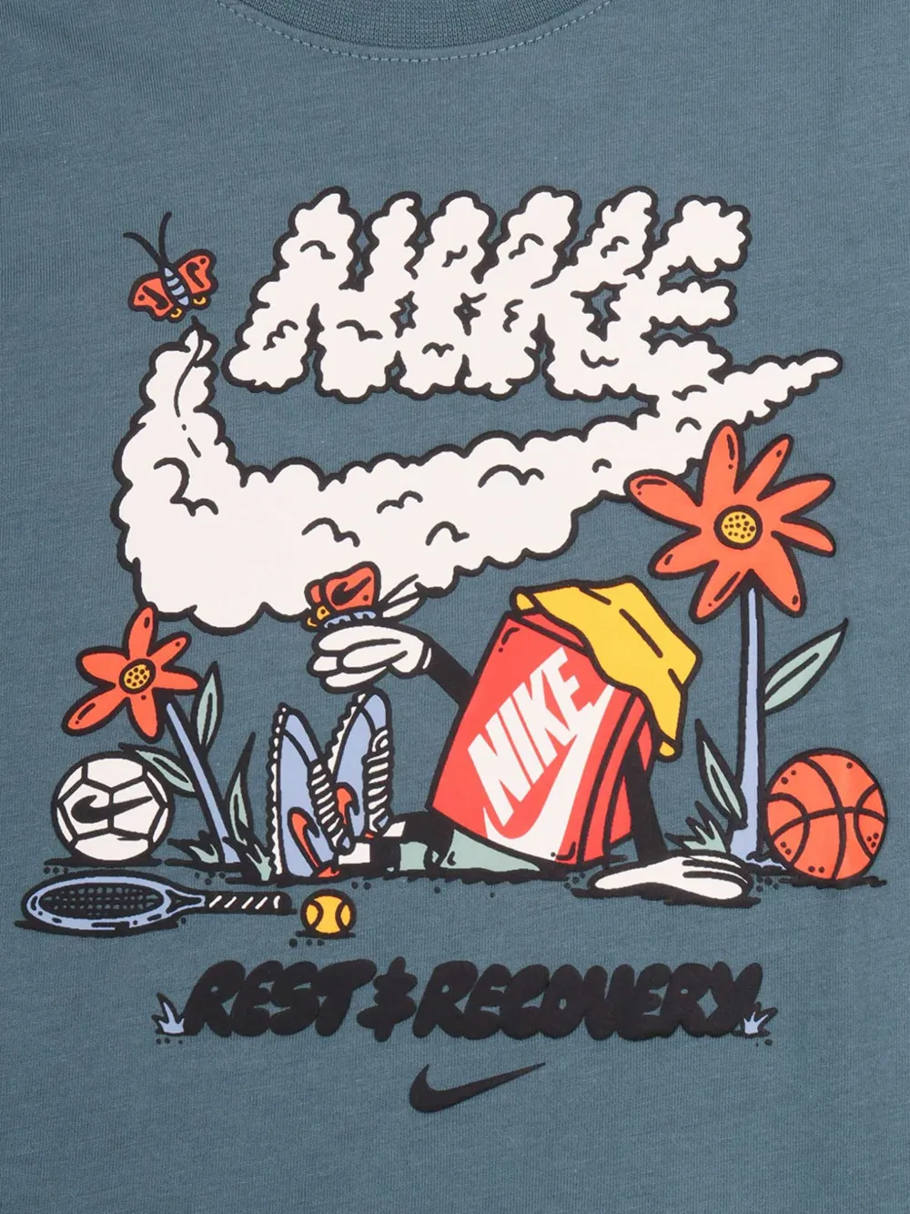 Nike T-shirt met grafische print Blauw
