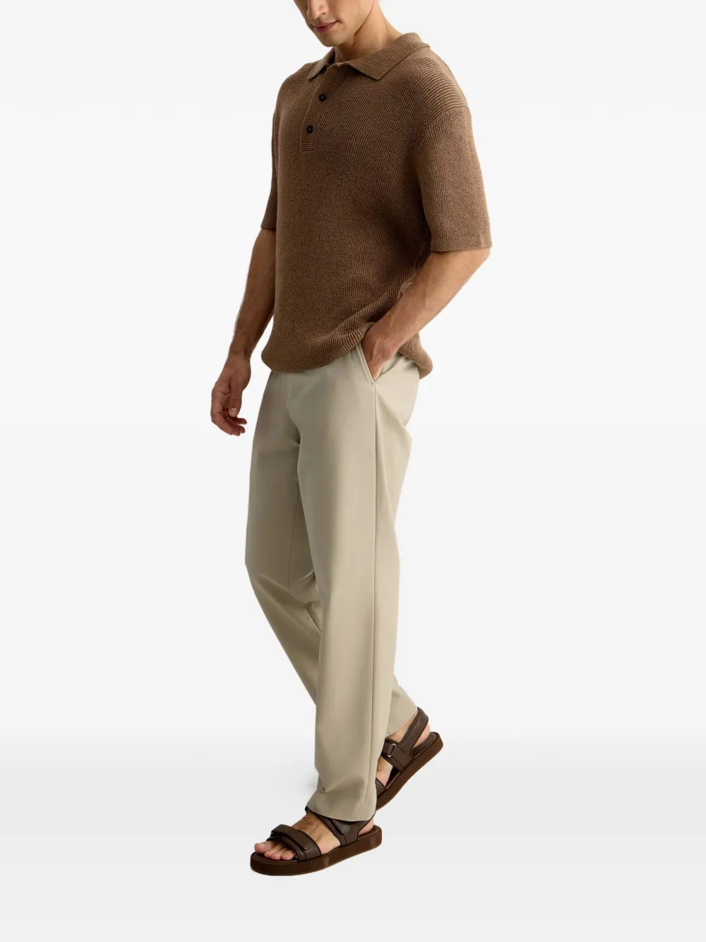 12 STOREEZ Straight chino Beige
