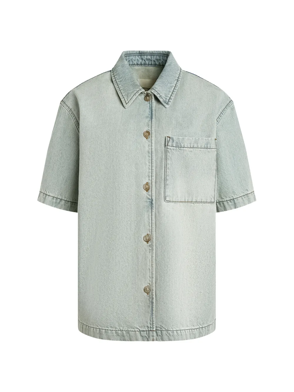 12 STOREEZ Camicia denim - Blu