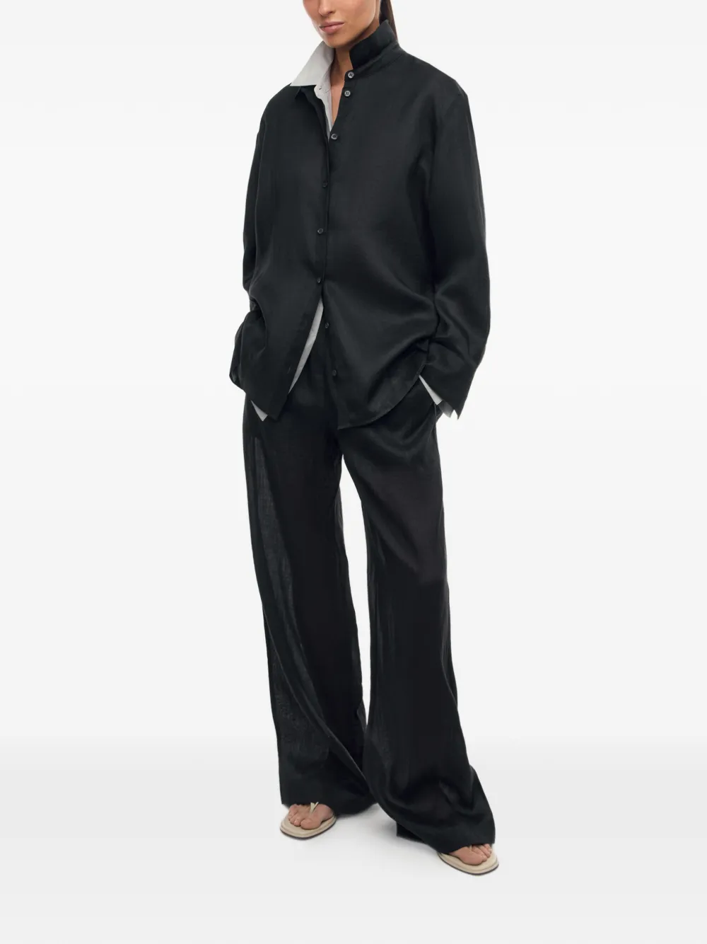 12 STOREEZ Mykonos broek Zwart
