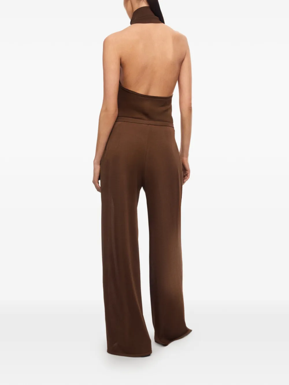 12 STOREEZ Saori zijden broek Bruin