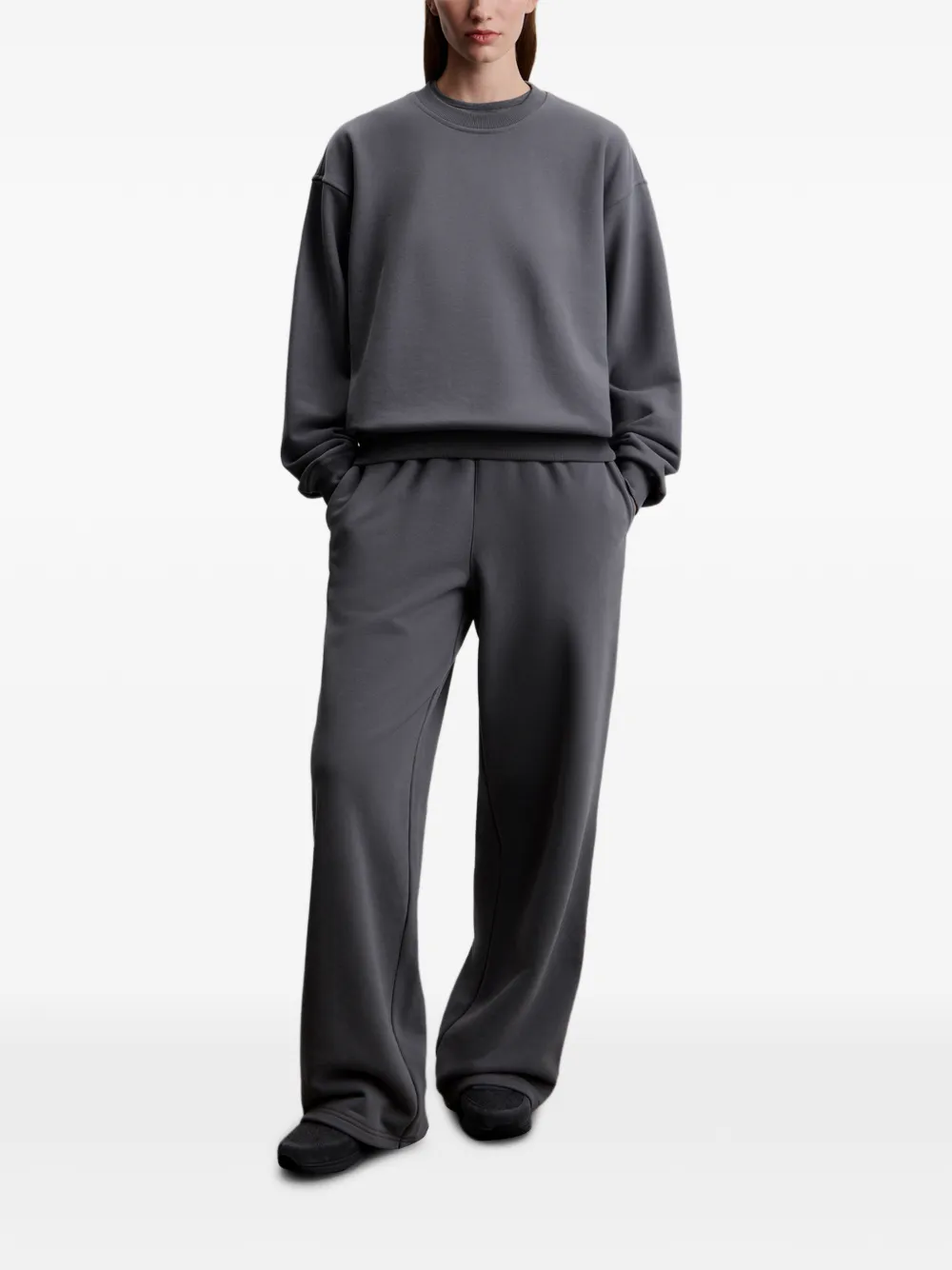 12 STOREEZ Pantaloni sportivi con vita elasticizzata - Grigio