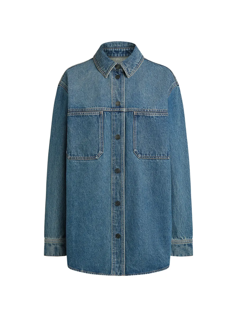 12 STOREEZ Camicia denim - Blu