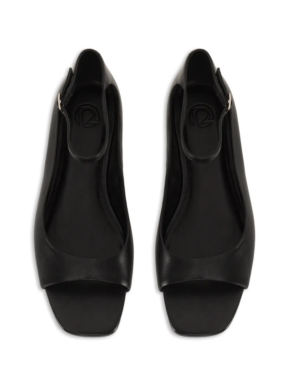 12 STOREEZ Bloomsberry sandalen met enkelbandje Zwart