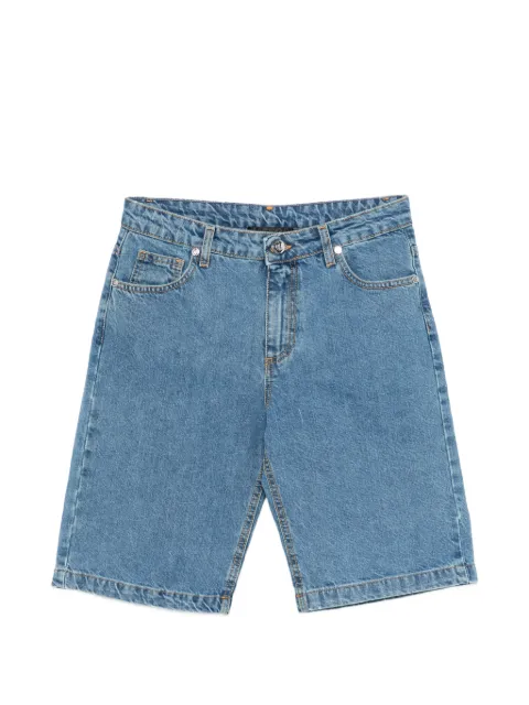 Just Cavalli contrast-stitch denim shorts