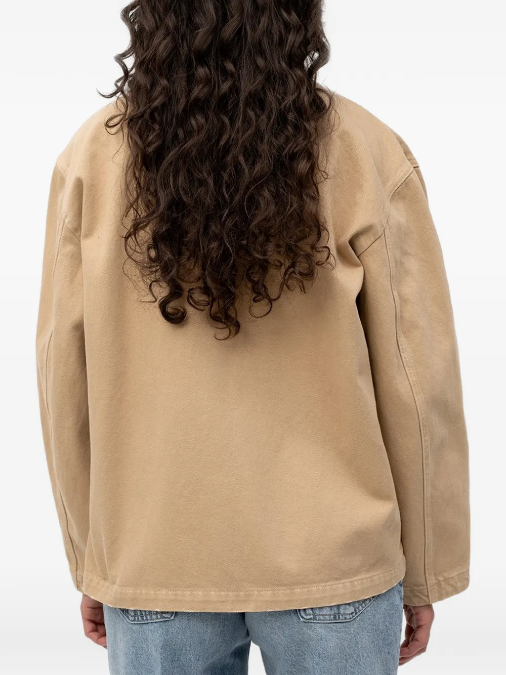  Hugo Flimane Chest-pocket Contrast-collar Jacket - Neutrals 