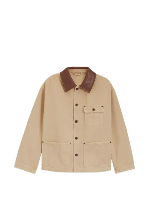 HUGO Flimane chest-pocket contrast-collar jacket