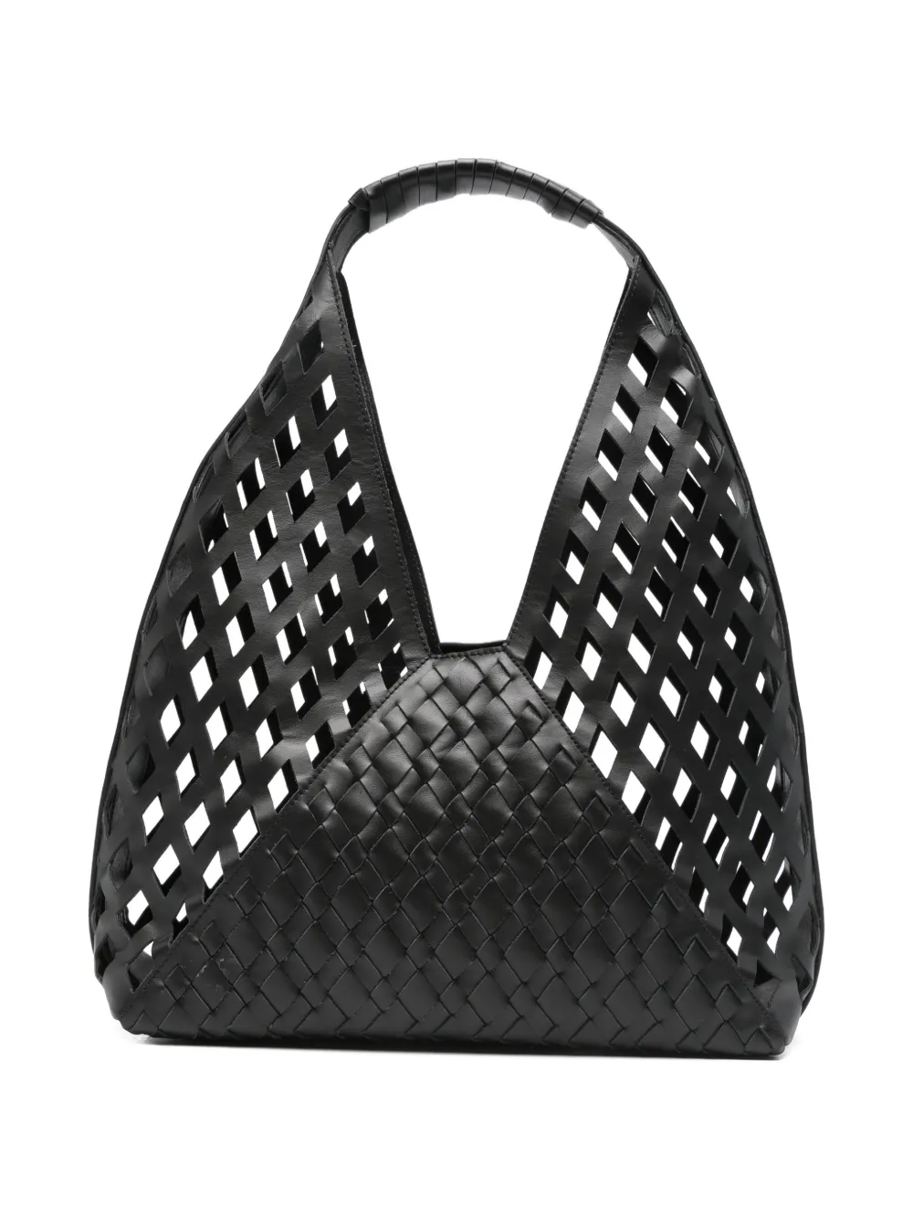 Vic Matie woven-design tote bag - Nero
