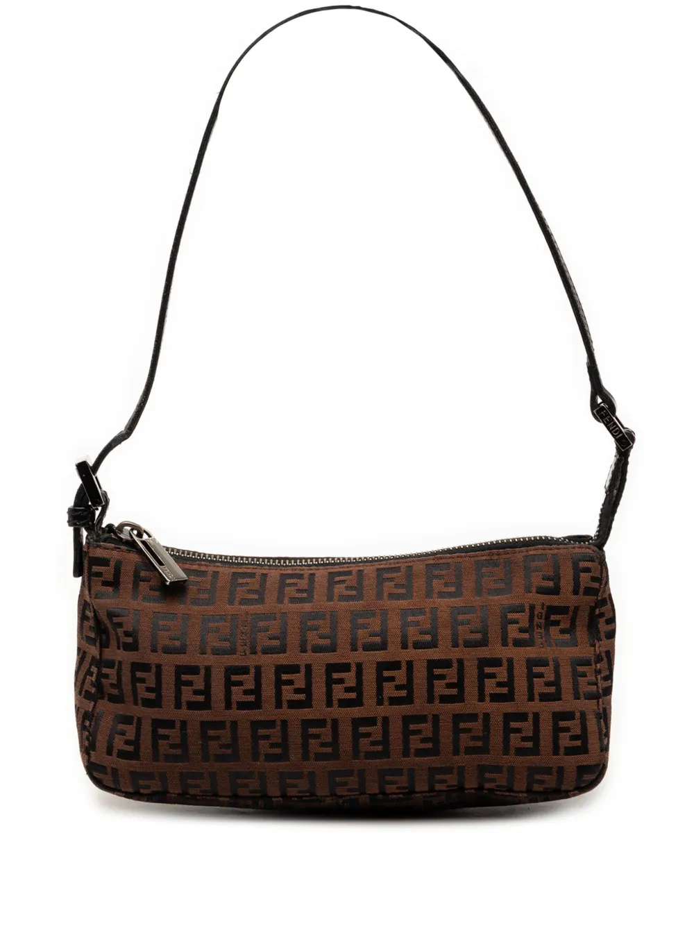 Fendi Pre-Owned 2000-2010 Zucchino Canvas Pochette shoulder bag - Marrone