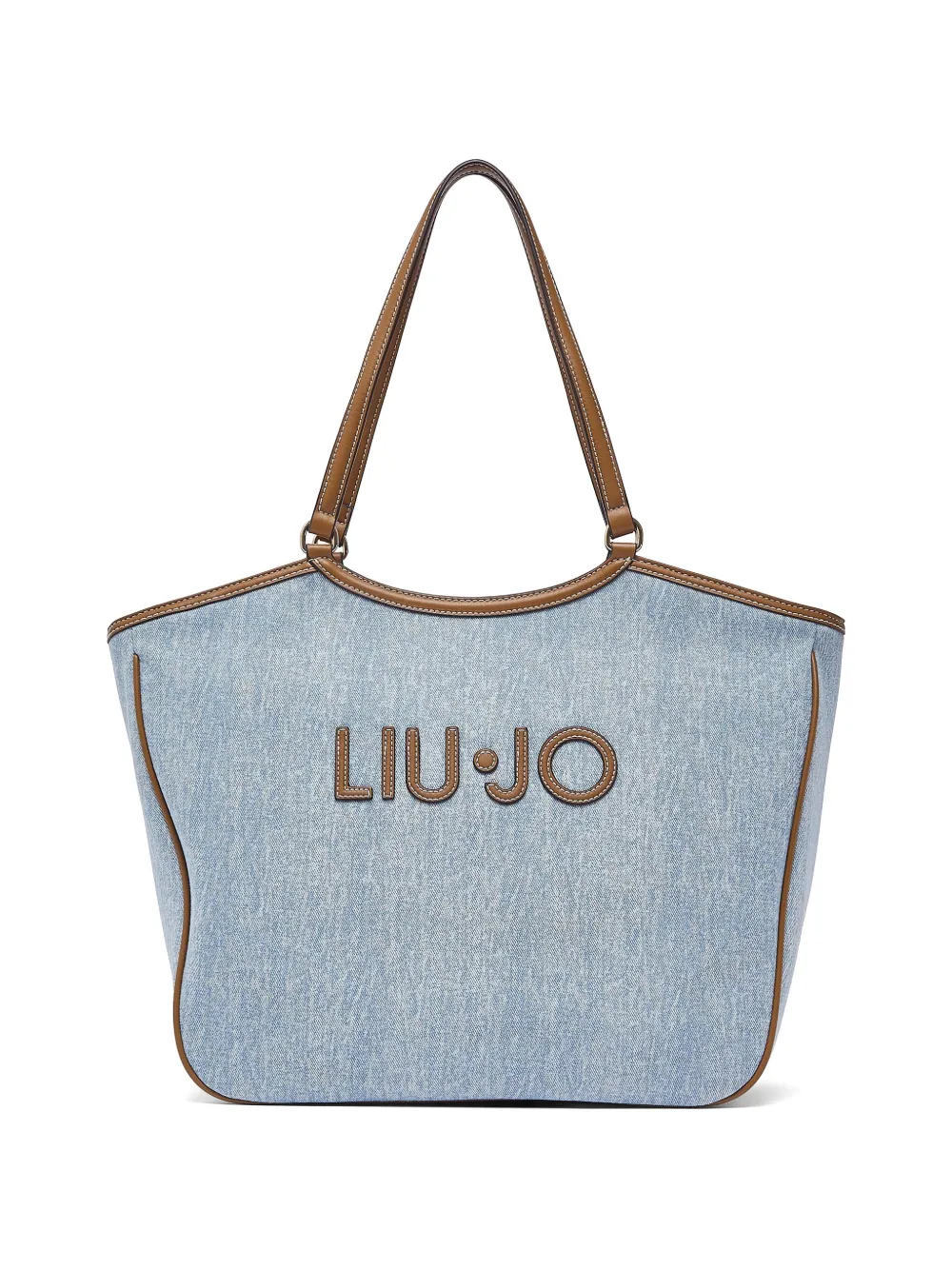LIU JO Borsa tote denim grande - Blu