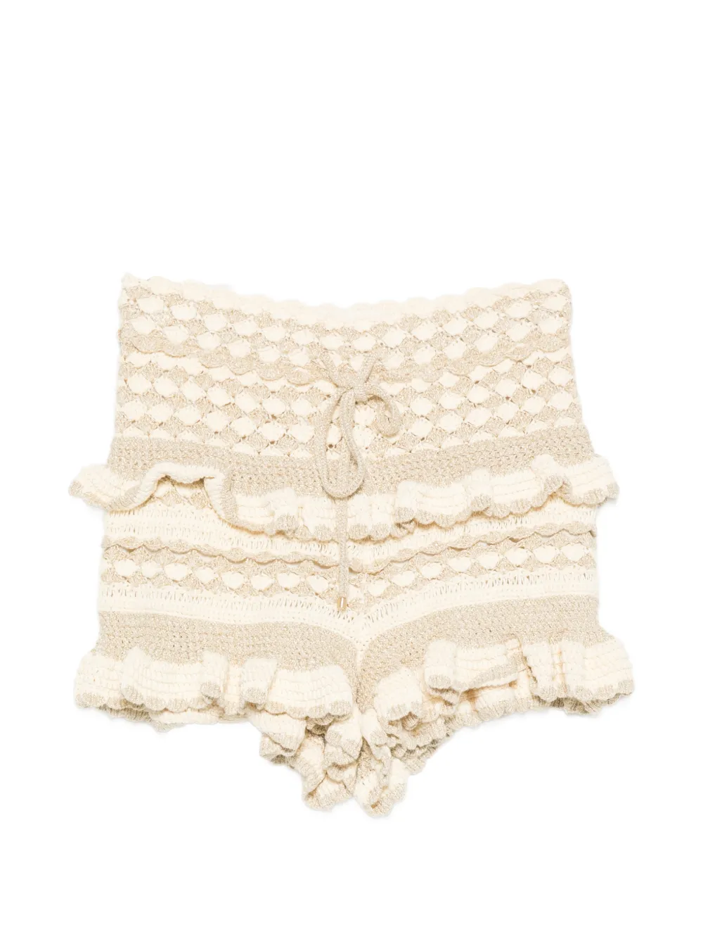 ZIMMERMANN Shorts con ruches - Toni neutri