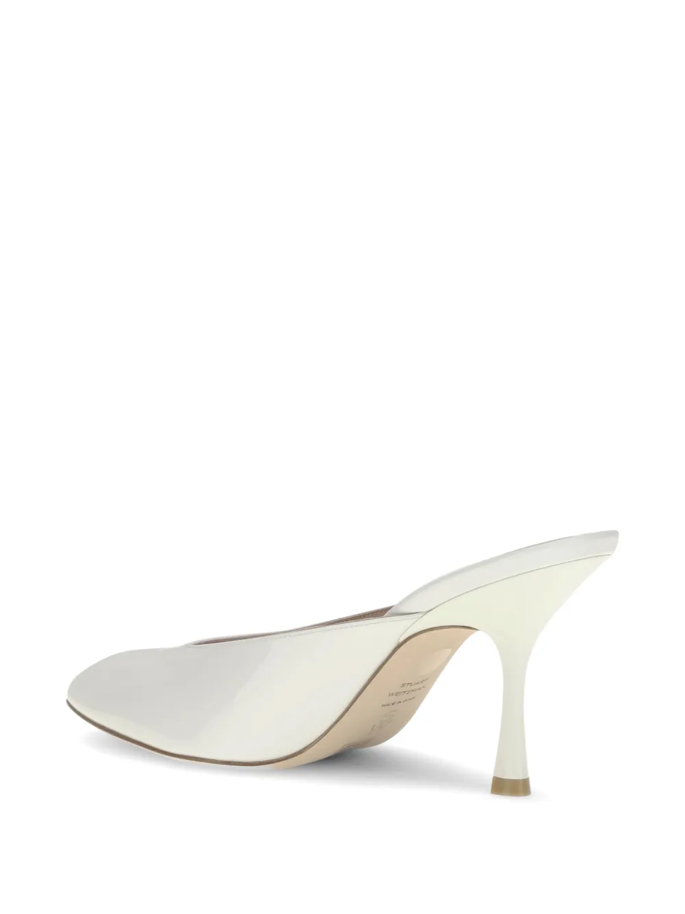 Stuart Weitzman Madison mules Wit