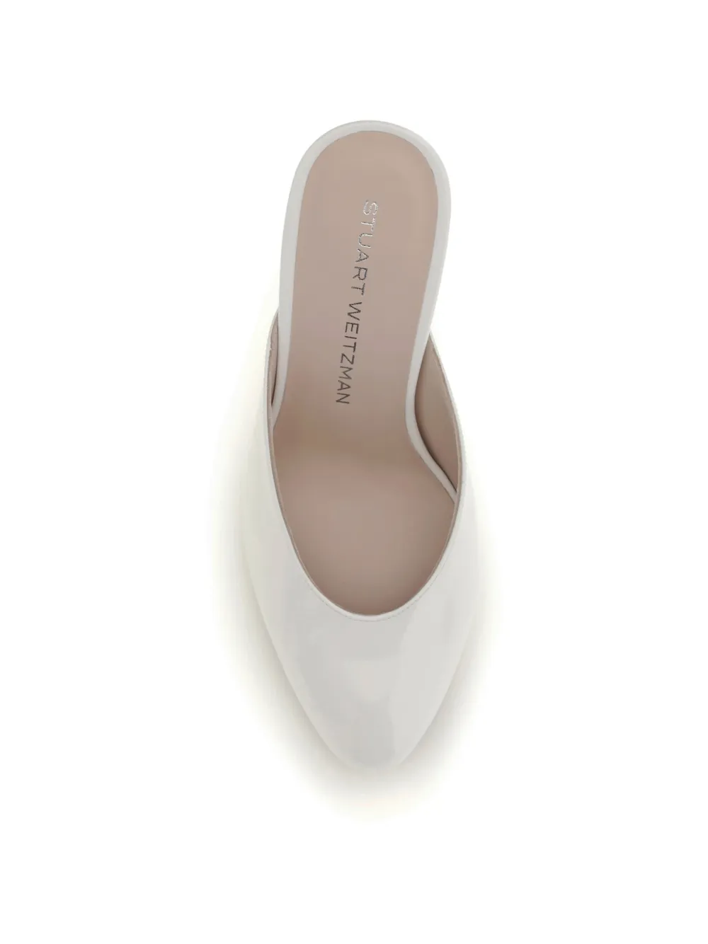 Stuart Weitzman Madison mules Wit